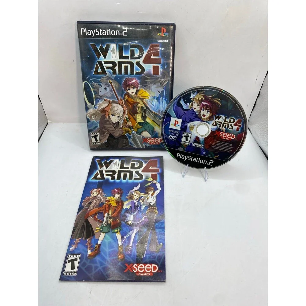 Wild Arms 4 PS2 PlayStation 2 Complete CIB w manual tested authentic